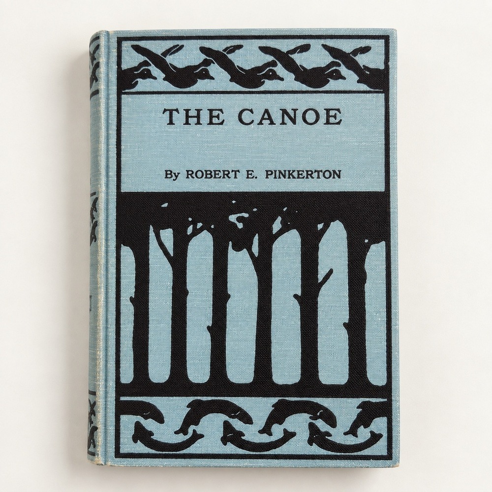 Macmillan The Canoe Robert Pinkerton Vintage 1959 Book Gorpcore Cabin Decor